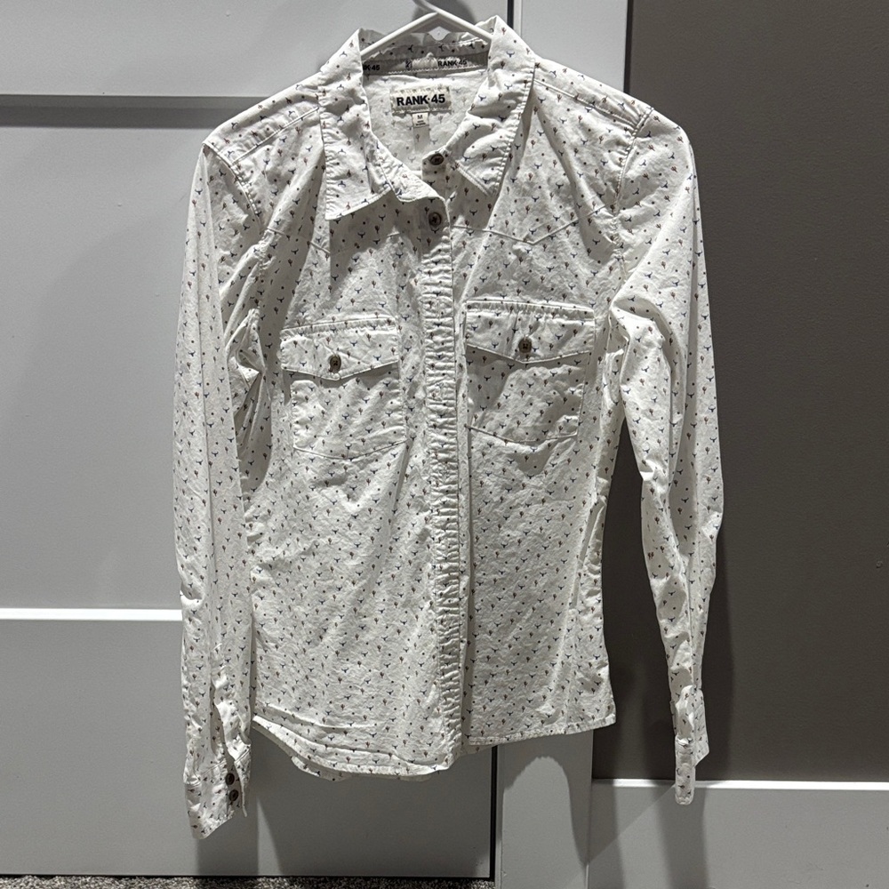 Rank 45 rodeo button down